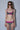 Layered Bikini Top in Slate & Pink