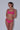 Layered Jersey Bra in Hot Pink